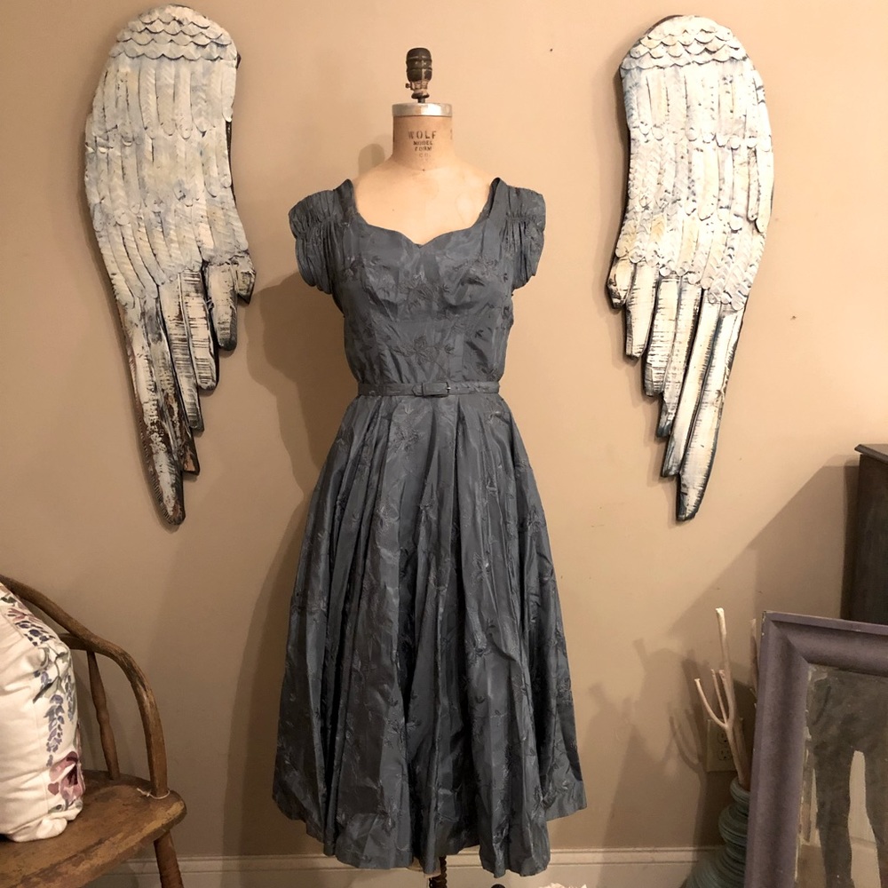 Vintage Taffeta Cocktail Dress